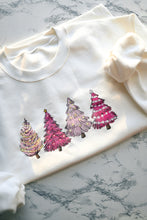 Load image into Gallery viewer, pink trees crew