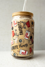 Load image into Gallery viewer, favorite things glass cup