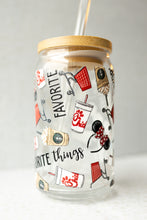 Load image into Gallery viewer, favorite things glass cup