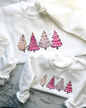 Load image into Gallery viewer, pink trees crew