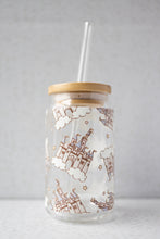 Load image into Gallery viewer, castles in the clouds glass cup