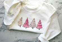 Load image into Gallery viewer, pink trees crew
