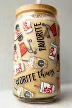 Load image into Gallery viewer, favorite things glass cup