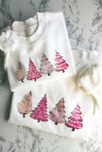 Load image into Gallery viewer, pink trees crew